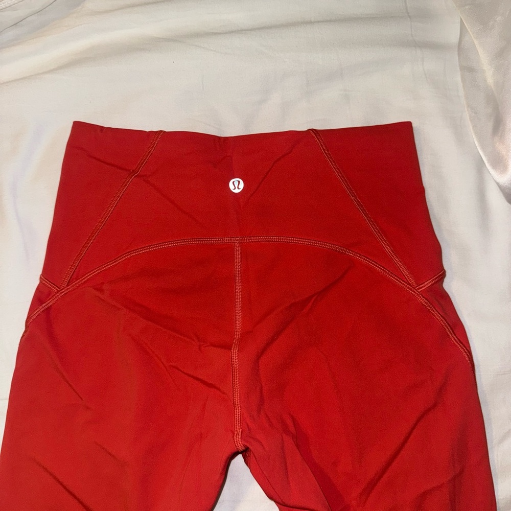 Lululemon Athletica Red Leggings